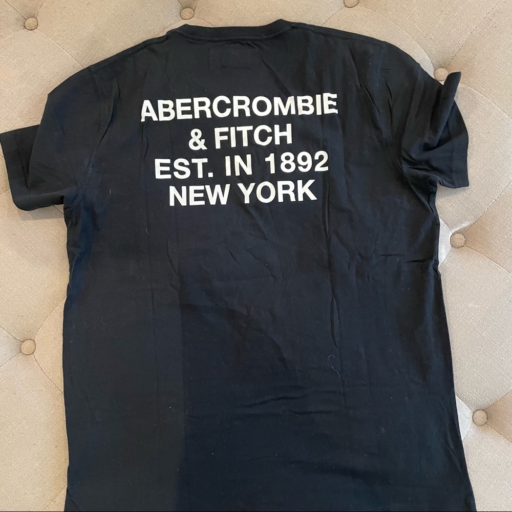 A&F Logo Short-sleeve Soft T-shirt Sz M